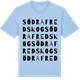 Blue Soul t-shirt med Södra Fredskog ordlek t-shirt