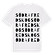 Södra Fredskog ordlek t-shirt