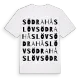 Södra Håslöv ordlek t-shirt