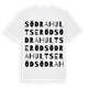 Södra Hultseröd ordlek t-shirt
