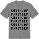 Mid Heather Gray t-shirt med Södra Kopparetorp ordlek t-shirt