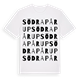 Södra Pårup ordlek t-shirt