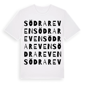 Södra Reven ordlek t-shirt – ekologisk bomull t-shirt från Pinshirt