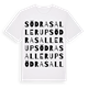Södra Sallerup ordlek t-shirt