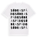 Södra Spång ordlek t-shirt