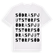 Södra Spjutstorp ordlek t-shirt