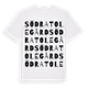 Södra Tolegård ordlek t-shirt