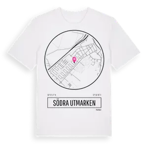 Södra Utmarken t-shirt – ekologisk bomull t-shirt från Pinshirt