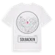 White t-shirt med Solbacken t-shirt