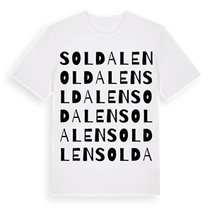 Soldalen ordlek t-shirt – ekologisk bomull t-shirt från Pinshirt