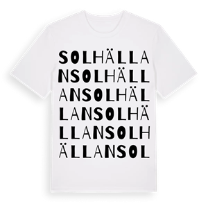 Solhällan ordlek t-shirt – ekologisk bomull t-shirt från Pinshirt