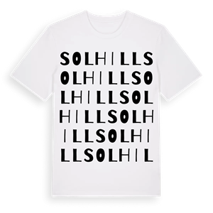 Solhill ordlek t-shirt – ekologisk bomull t-shirt från Pinshirt