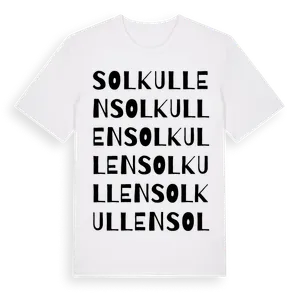 Solkullen ordlek t-shirt – ekologisk bomull t-shirt från Pinshirt
