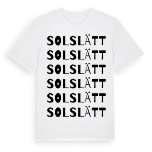 Solslätt ordlek t-shirt – ekologisk bomull t-shirt från Pinshirt