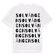 Solvången ordlek t-shirt