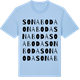 Blue Soul t-shirt med Sonaboda ordlek t-shirt