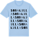 Blue Soul t-shirt med Sonakulla ordlek t-shirt