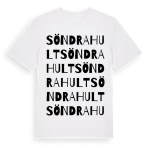Söndrahult ordlek t-shirt – ekologisk bomull t-shirt från Pinshirt