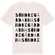 Vintage White t-shirt med Söndregårdarna ordlek t-shirt