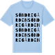 Blue Soul t-shirt med Söndregården ordlek t-shirt
