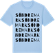 Blue Soul t-shirt med Söndremark ordlek t-shirt