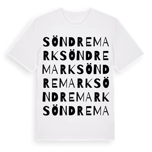 Söndremark ordlek t-shirt – ekologisk bomull t-shirt från Pinshirt