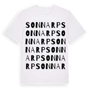 Sonnarp ordlek t-shirt – ekologisk bomull t-shirt från Pinshirt