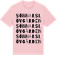 Pink Cotton t-shirt med Sönnarslövgården ordlek t-shirt