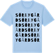 Blue Soul t-shirt med Sörbygård ordlek t-shirt