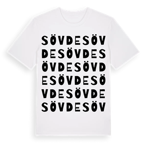 Sövde ordlek t-shirt – ekologisk bomull t-shirt från Pinshirt