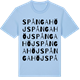 Blue Soul t-shirt med Spångahöj ordlek t-shirt