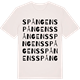 Vintage White t-shirt med Spångens ordlek t-shirt