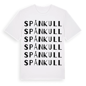 Spånkull ordlek t-shirt – ekologisk bomull t-shirt från Pinshirt