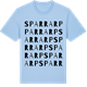 Blue Soul t-shirt med Sparrarp ordlek t-shirt