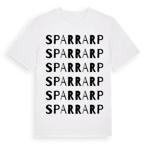 Sparrarp ordlek t-shirt – ekologisk bomull t-shirt från Pinshirt
