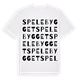 Spelebygget ordlek t-shirt