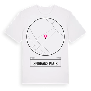 Spiggans plats t-shirt – ekologisk bomull t-shirt från Pinshirt