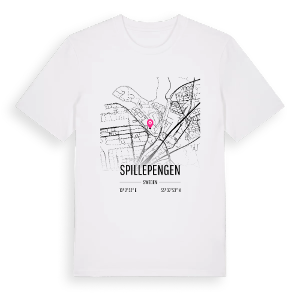 Spillepengen karta t-shirt – ekologisk bomull t-shirt från Pinshirt