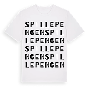 Spillepengen ordlek t-shirt – ekologisk bomull t-shirt från Pinshirt
