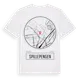 White t-shirt med Spillepengen t-shirt