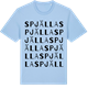 Blue Soul t-shirt med Spjälla ordlek t-shirt