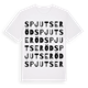 Spjutseröd ordlek t-shirt