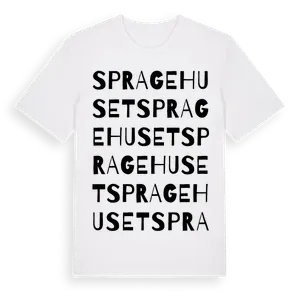 Spragehuset ordlek t-shirt – ekologisk bomull t-shirt från Pinshirt