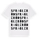 Spragleröd ordlek t-shirt