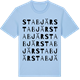 Blue Soul t-shirt med Stabjär ordlek t-shirt