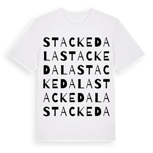 Stackedala ordlek t-shirt – ekologisk bomull t-shirt från Pinshirt