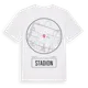 White t-shirt med Stadion t-shirt