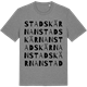 Mid Heather Gray t-shirt med Stadskärnan ordlek t-shirt