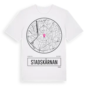 Stadskärnan t-shirt – ekologisk bomull t-shirt från Pinshirt