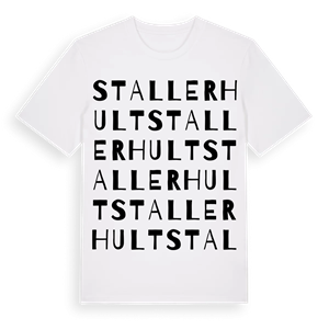 Stallerhult ordlek t-shirt – ekologisk bomull t-shirt från Pinshirt